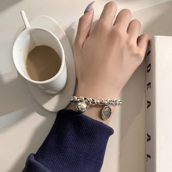 *NEW 925 Sterling Silver Chunky Chain Bracelet - Picture 4 of 6